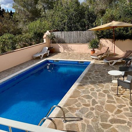 Apartment In Country House With Views And Pool Vespellà Exterior foto