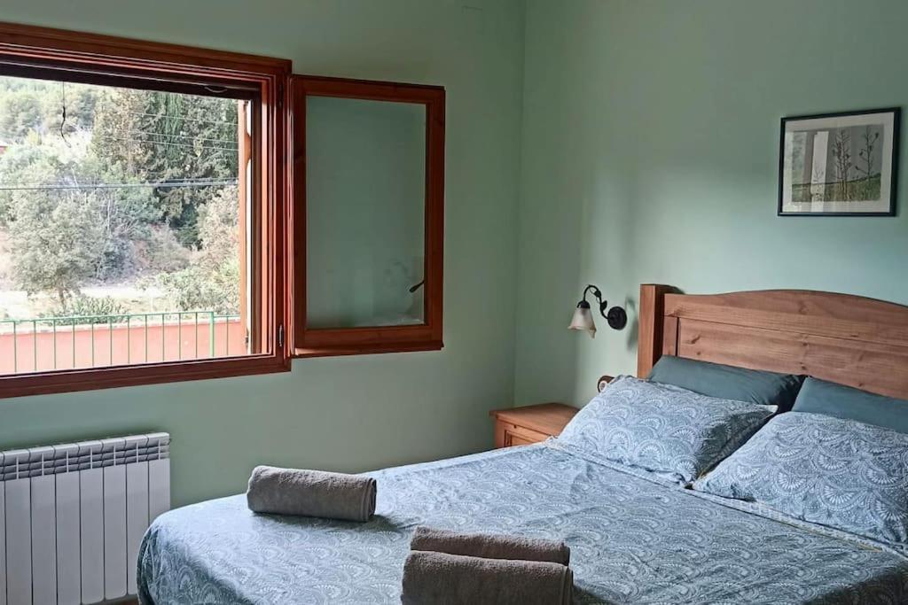 Apartment In Country House With Views And Pool Vespellà Exterior foto