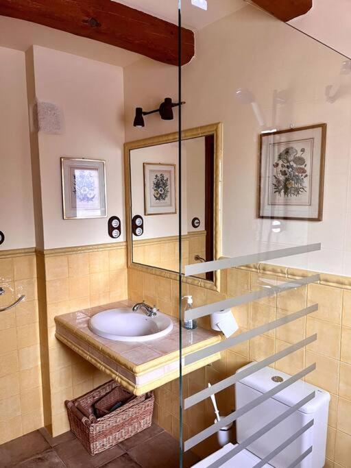 Apartment In Country House With Views And Pool Vespellà Exterior foto